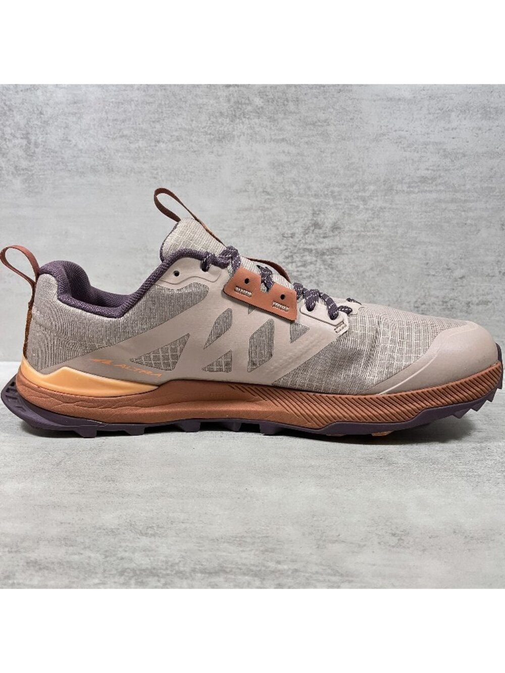 Altra Lone Peak 8 Zero Drop Trail Running Shoes - Women's Size 11 - Orange - Picture 2 of 9